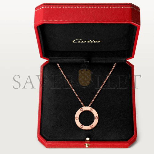 CARTIER  LOVE NECKLACE, 3 DIAMONDS B7014700