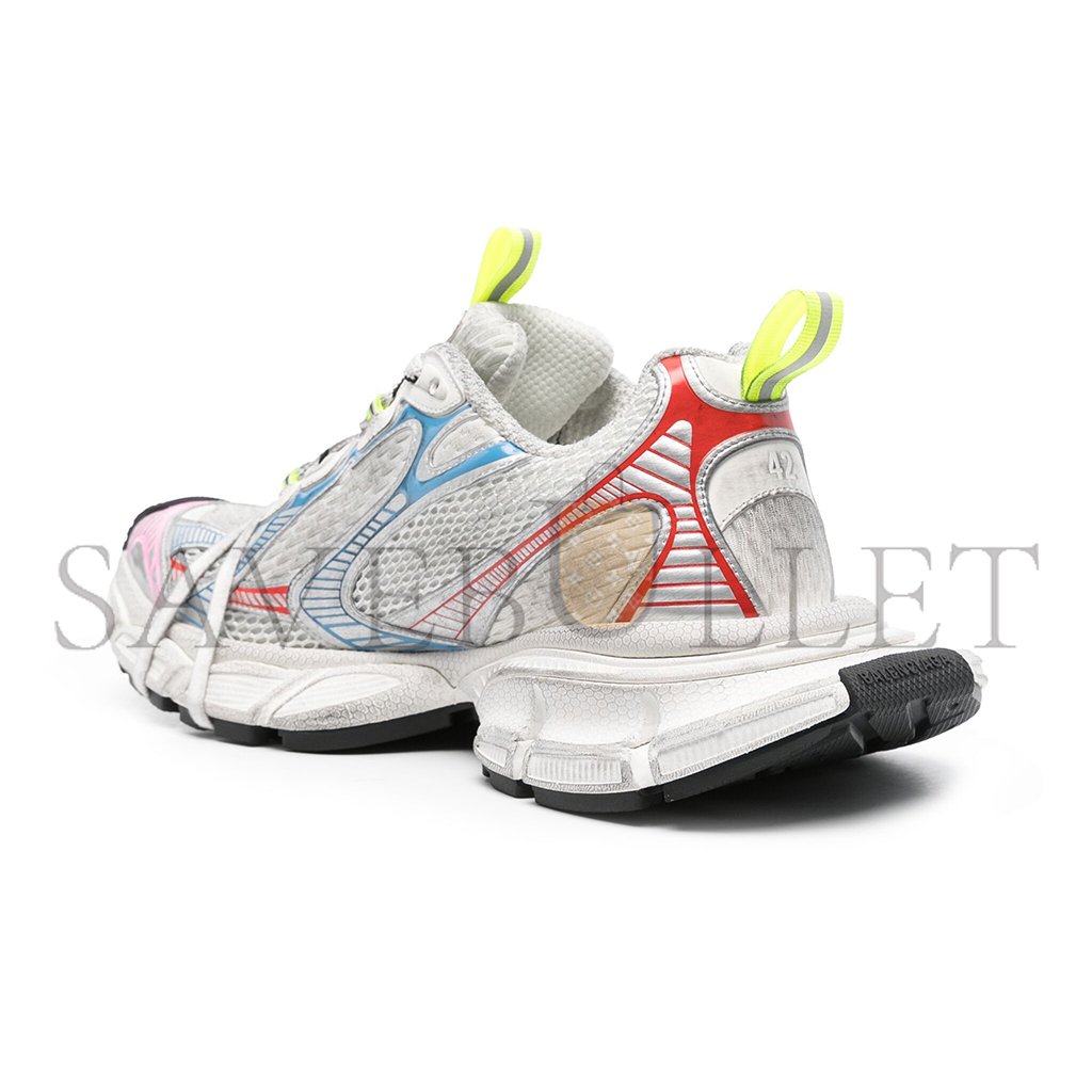 BALENCIAGA WMNS 3XL SNEAKER WORN-OUT WHITE BLUE RED 734734W3XL59645