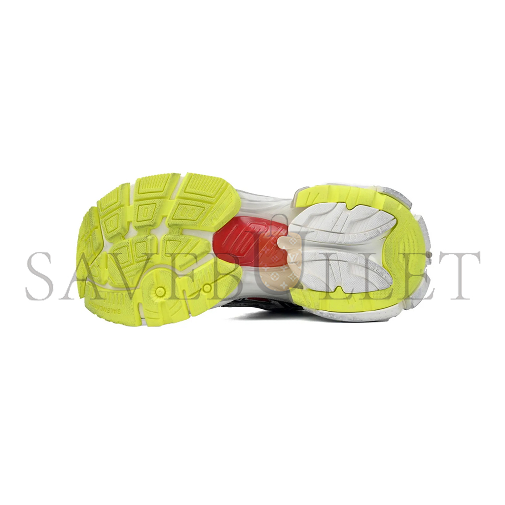 BALENCIAGA RUNNER BLACK WHITE RED NEON YELLOW 677402W3RB29167