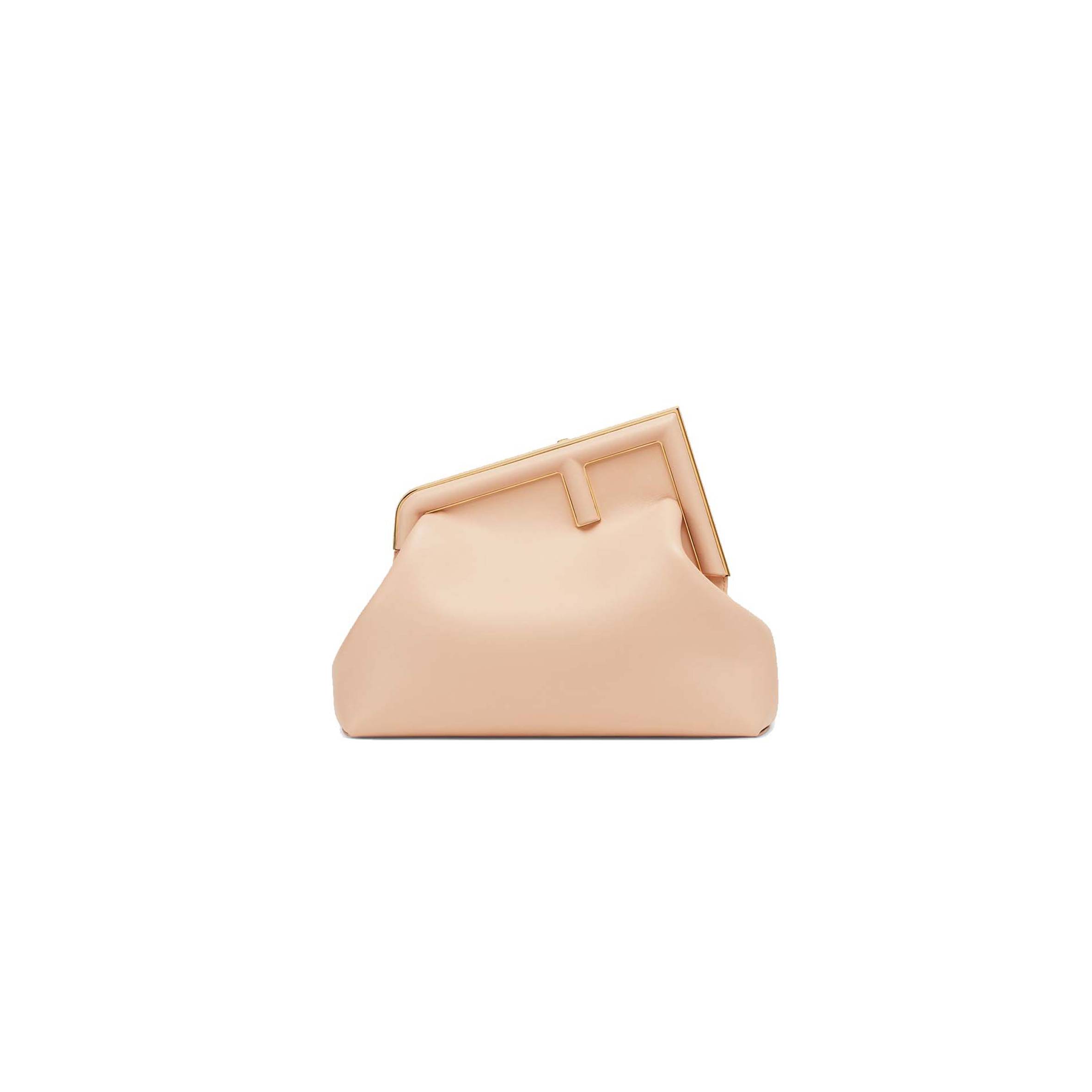 FENDI FIRST MEDIUM - PINK LEATHER BAG 8BP127ABVEF1BA9 (26*18*9.5cm)