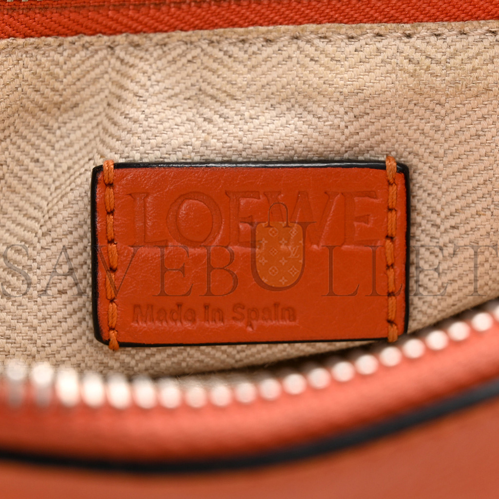 LOEWE CALFSKIN SMALL PUZZLE BAG CORAL (24*16.5*10.5cm)