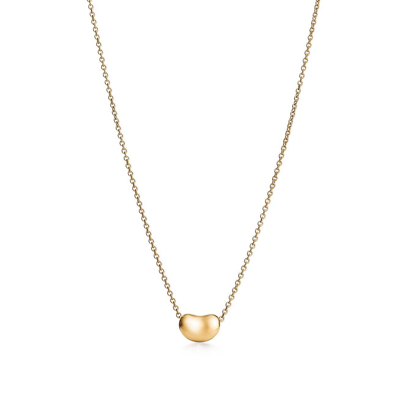 TIFFANY ELSA PERETTI® BEAN® DESIGN PENDANT IN YELLOW GOLD, 6.5 MM