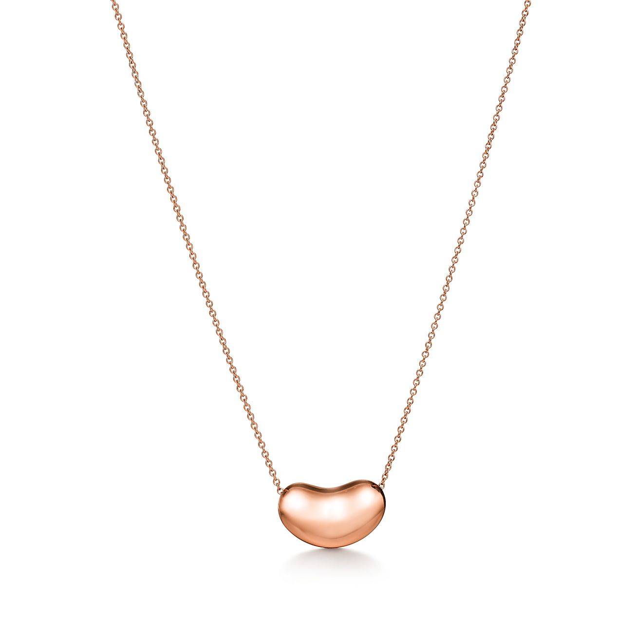 TIFFANY ELSA PERETTI® BEAN® DESIGN PENDANT IN ROSE GOLD, 18 MM