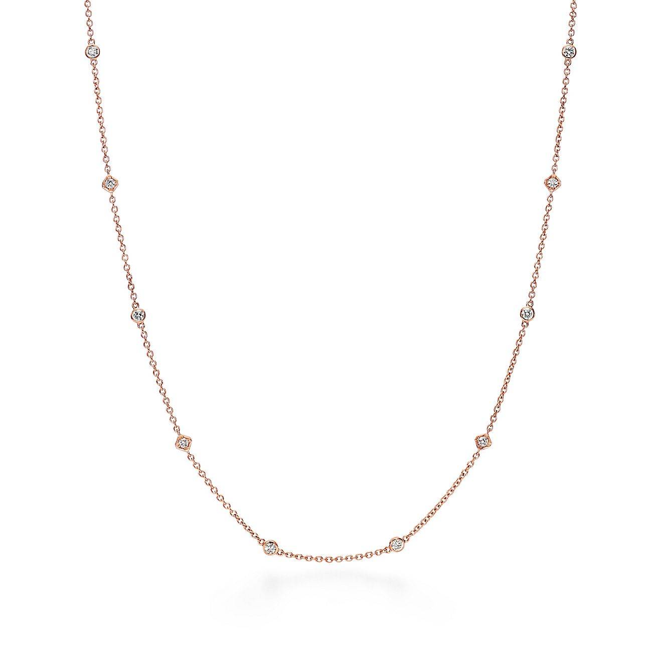 TIFFANY  SQUARE CHAIN NECKLACE