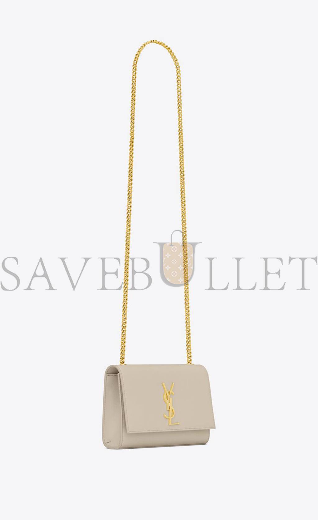 YSL KATE SMALL CHAIN BAG IN GRAIN DE POUDRE EMBOSSED LEATHER 469390BOW0J9207 (29*20*7.5cm)